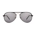 Edwin - Aviator Metal-Gold Clip On Sunglasses for Men & Women